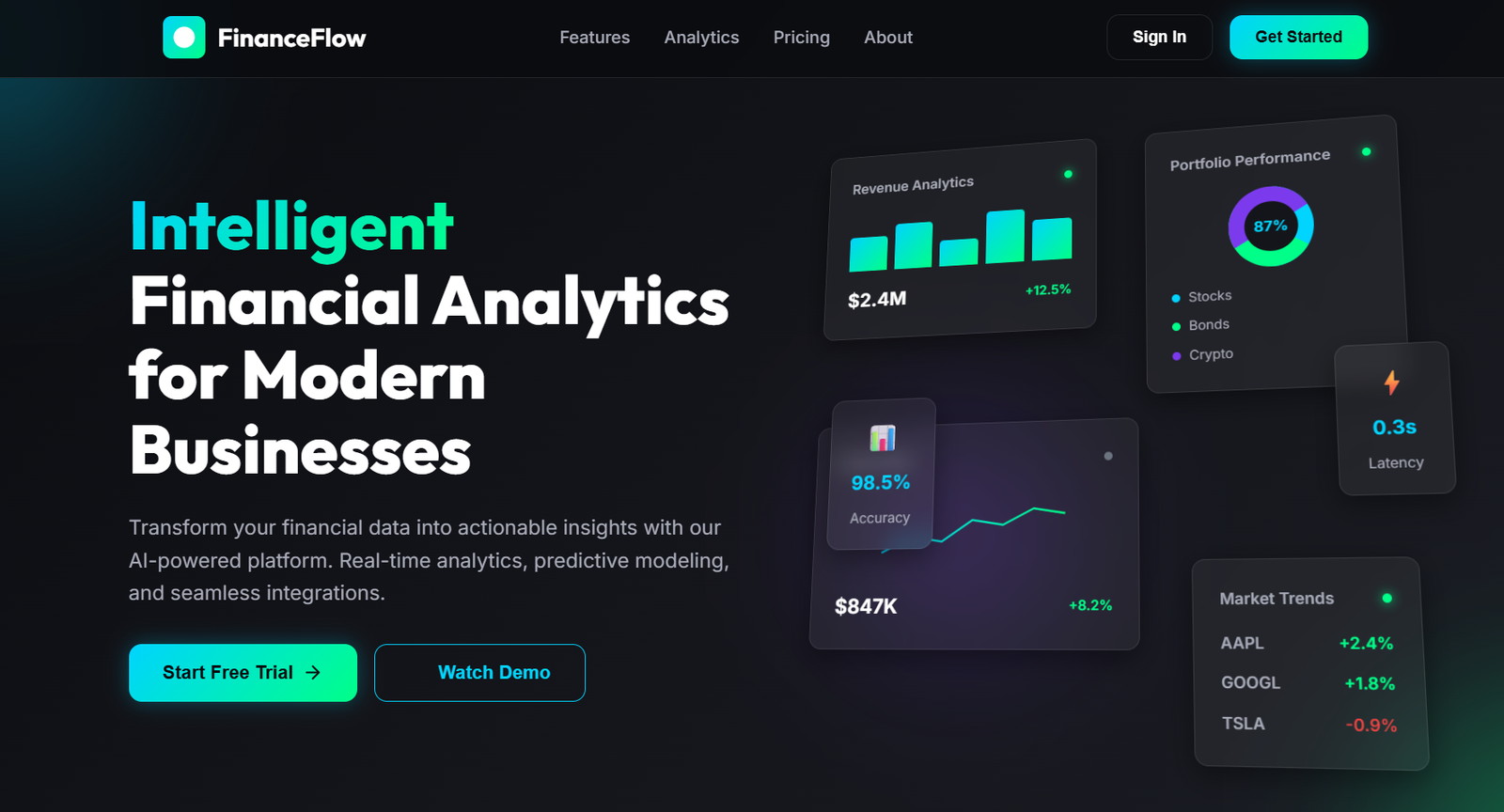 Finance SaaS preview
